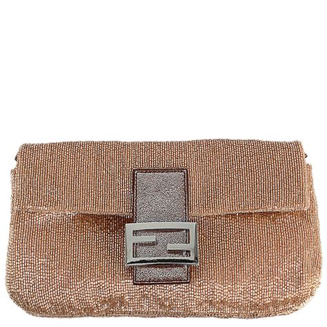 fendi baguette glitter|fendi monogram bag.